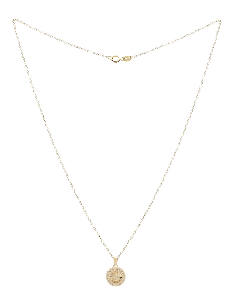 Collar sagrado corazón de oro 14 k