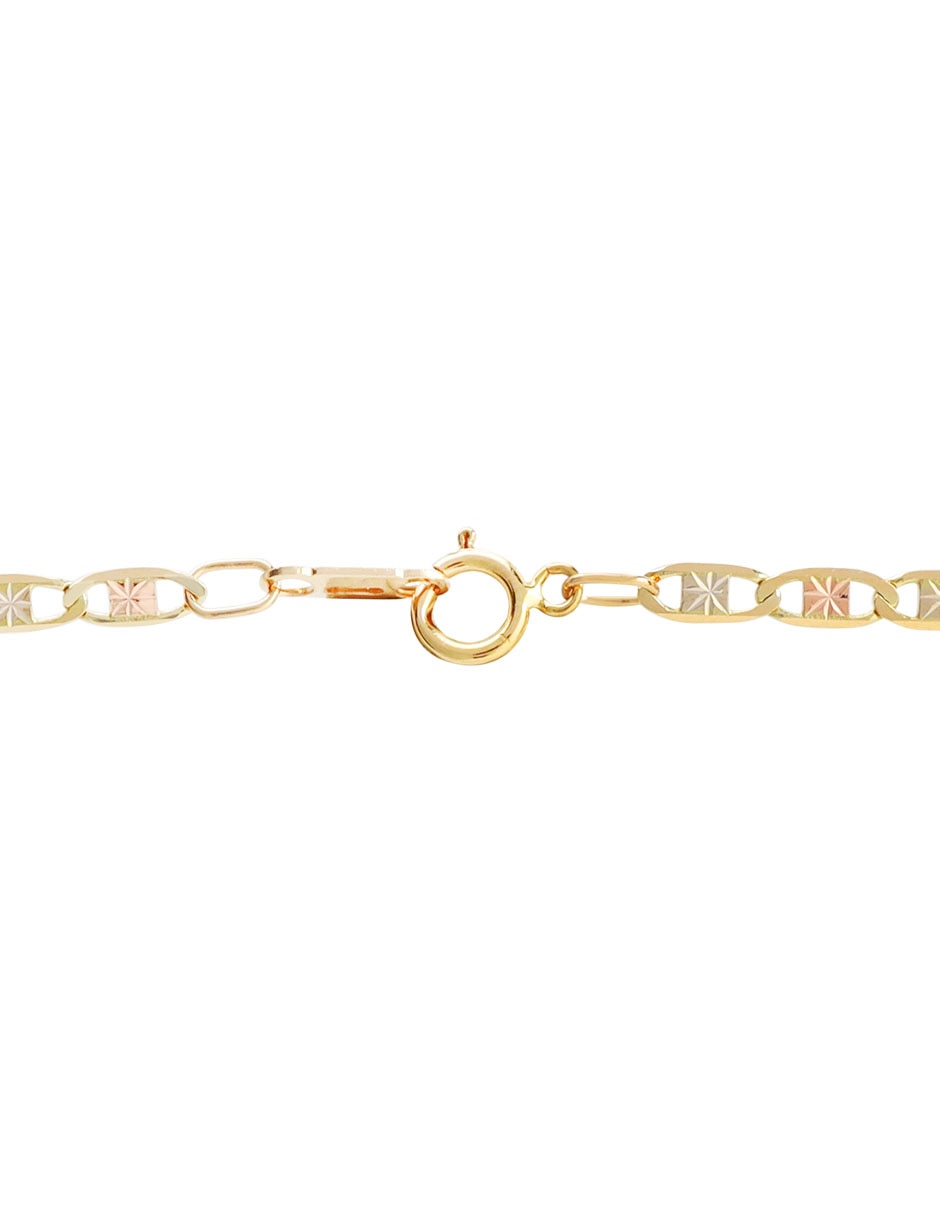 Cadena circular de oro 14 K 3