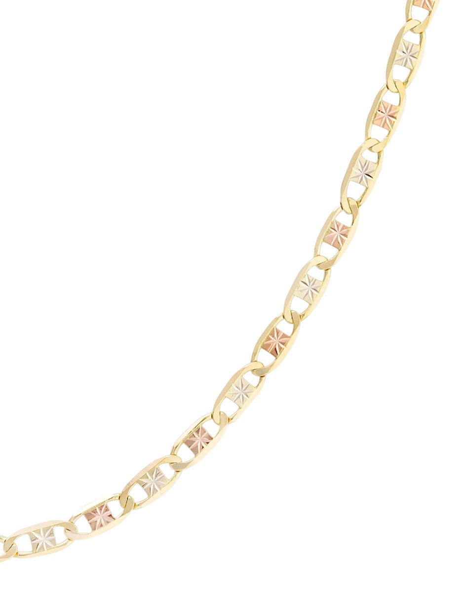 Cadena circular de oro 14 K 4