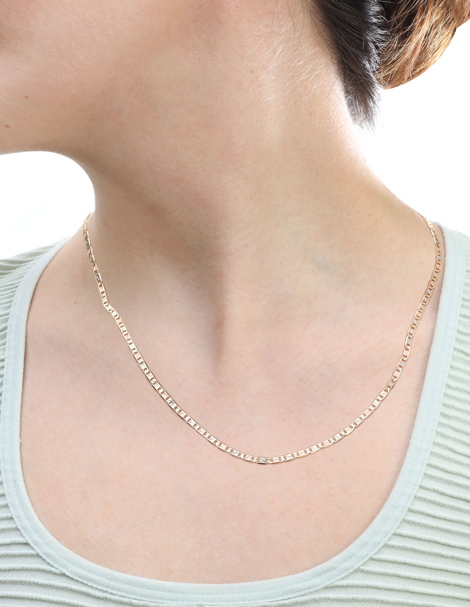 Cadena circular de oro 14 K 5