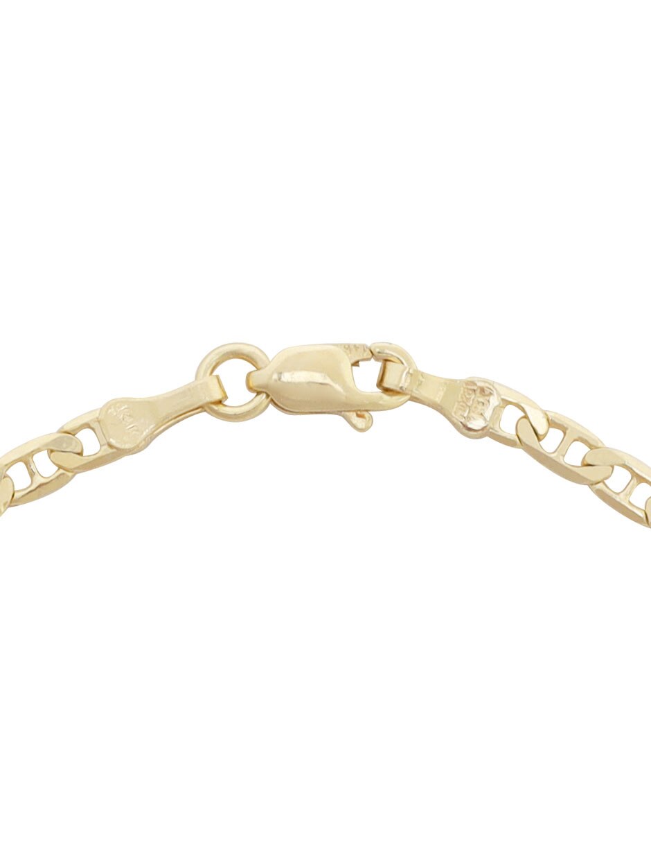 Pulsera de oro 14 K acabado pulido 3