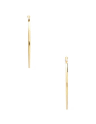 Arracadas de oro 14 K con acabado espejo Arracadas de oro 14 K con acabado espejo