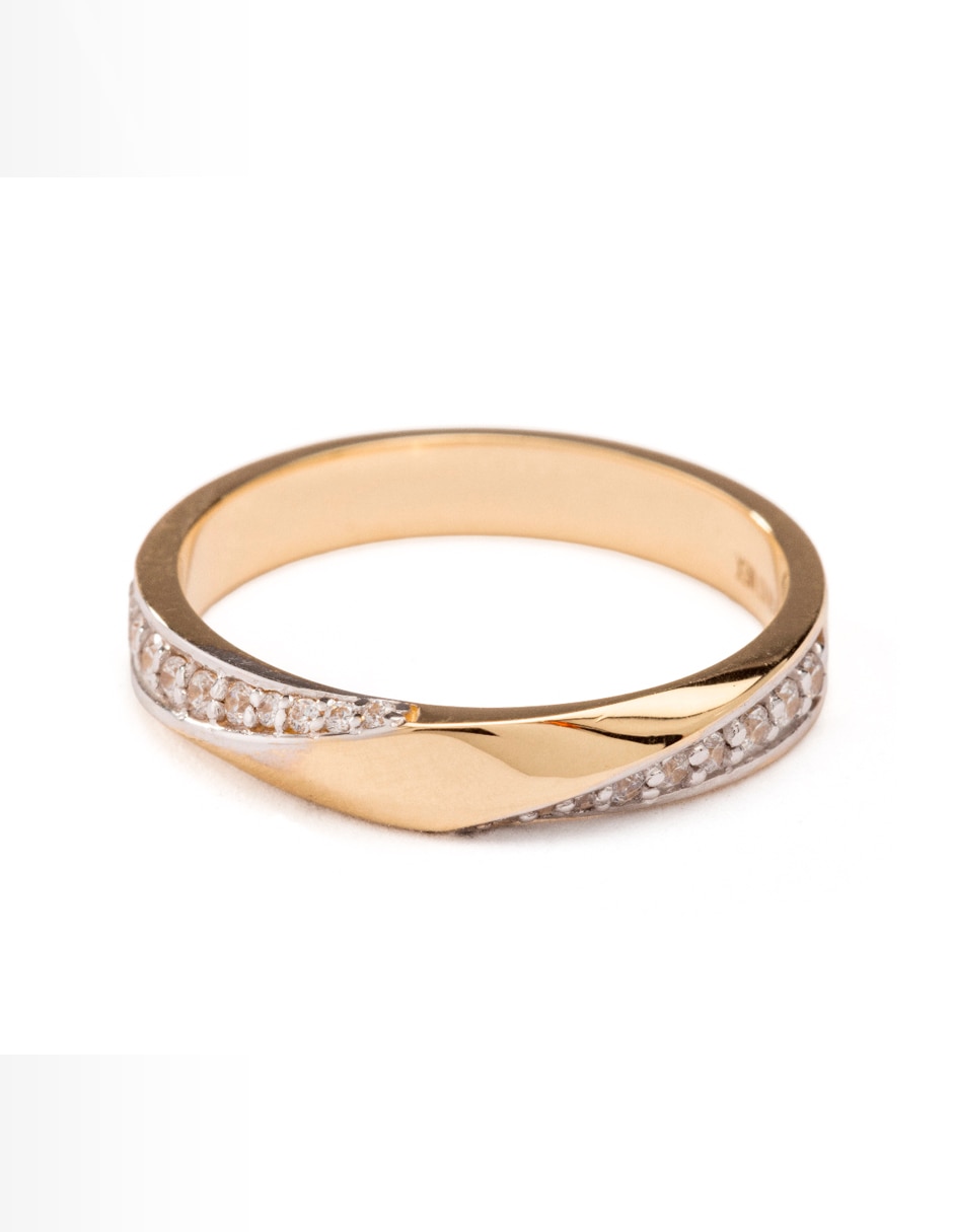Argolla de oro 14 k zirconia Argolla de oro 14 k zirconia