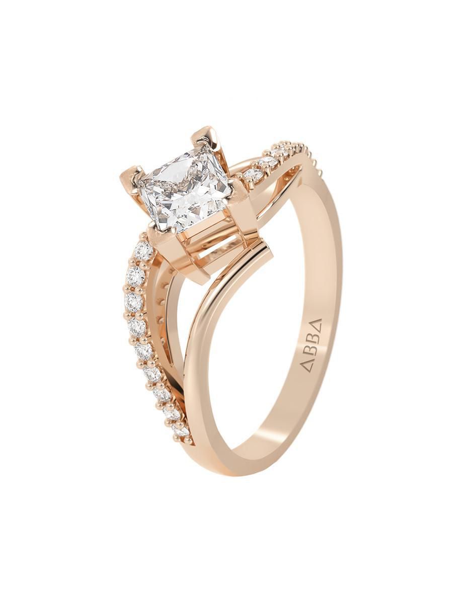 Anillo de compromiso 10 k 2