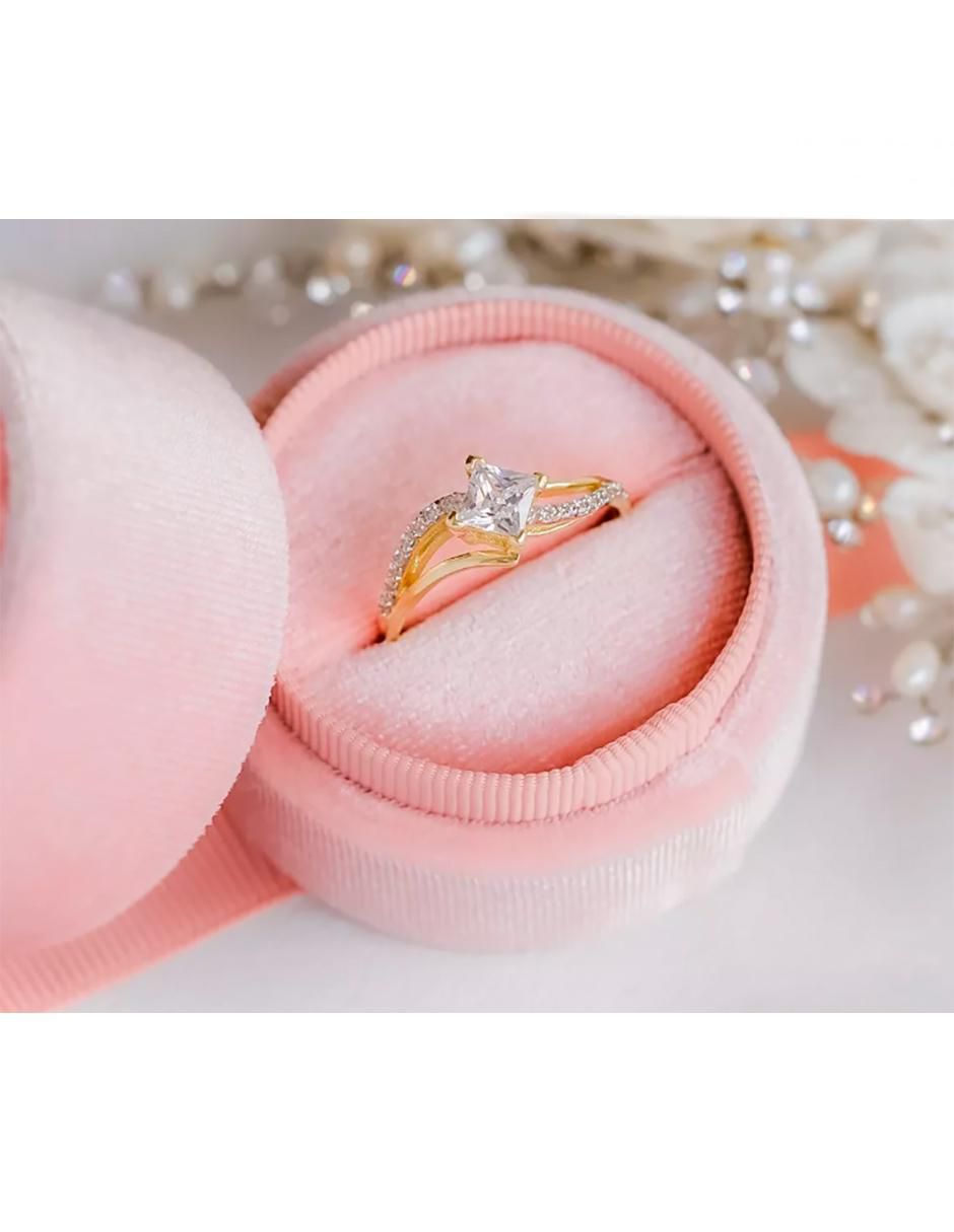 Anillo de compromiso 14 k 2