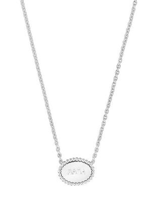 Collar de ovalado Mamá de plata P 925 1