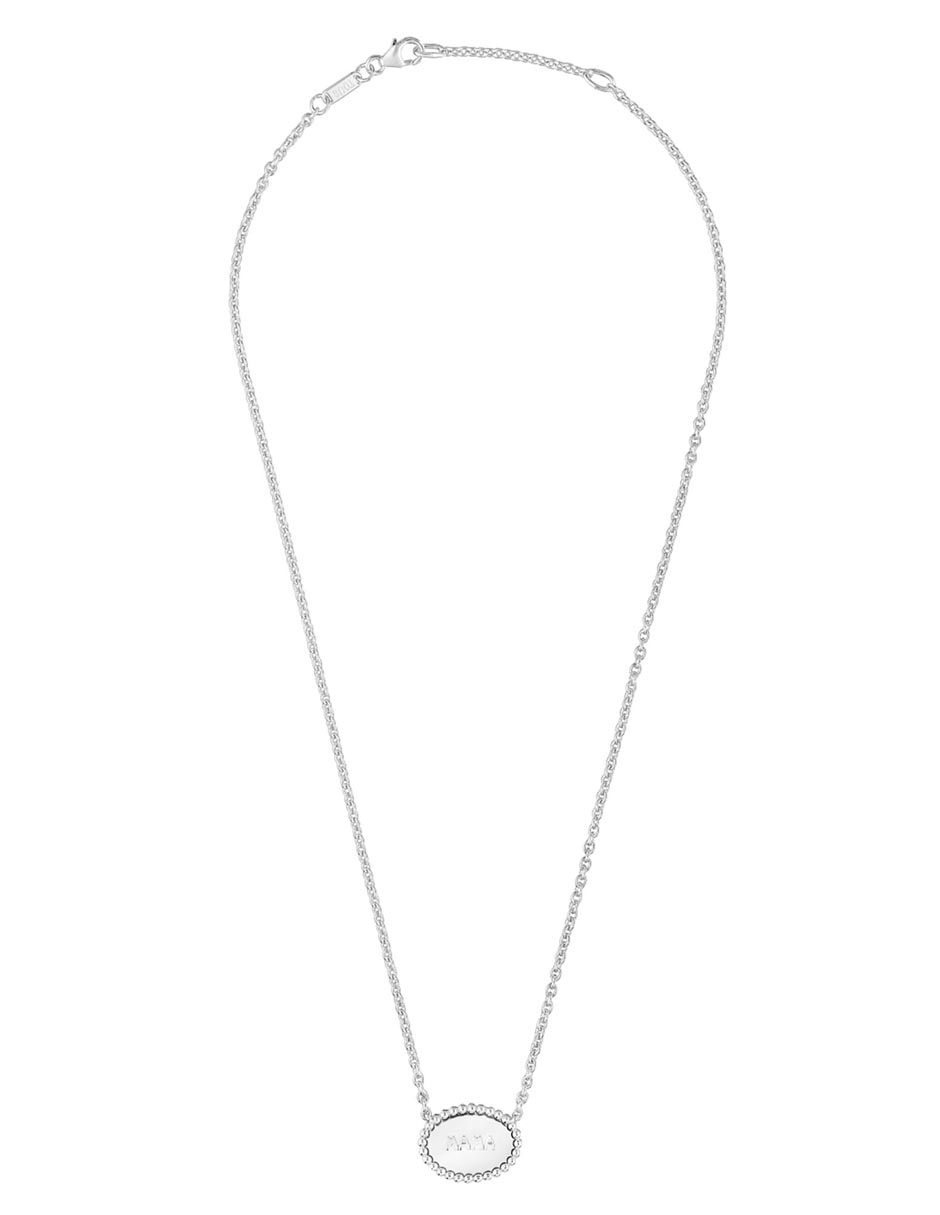 Collar de ovalado Mamá de plata P 925 2