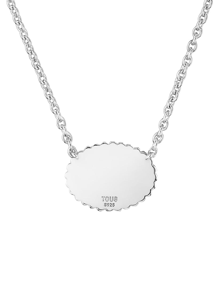 Collar de ovalado Mamá de plata P 925 4
