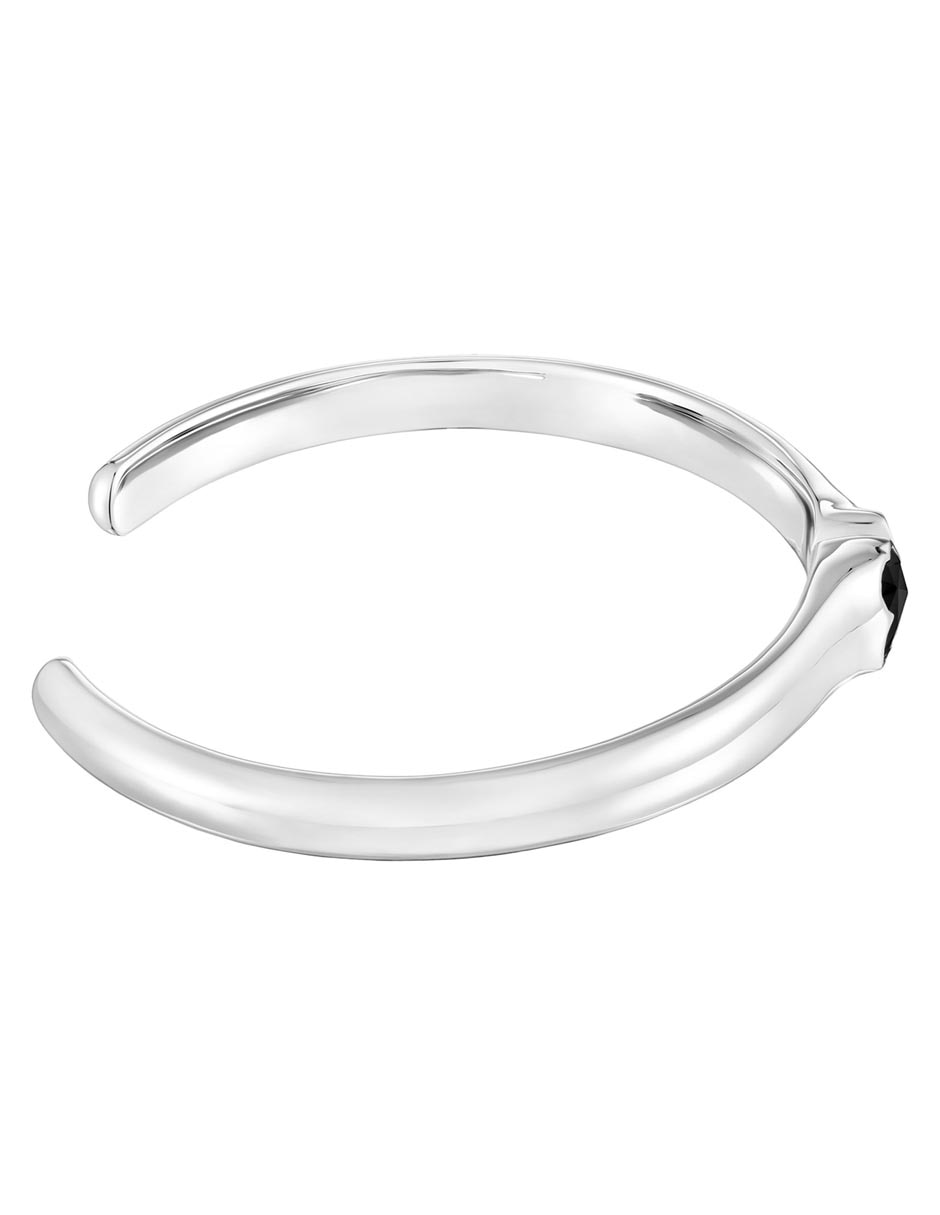 Brazalete de plata con ónix P 925 Icon Color acabado pulido 2