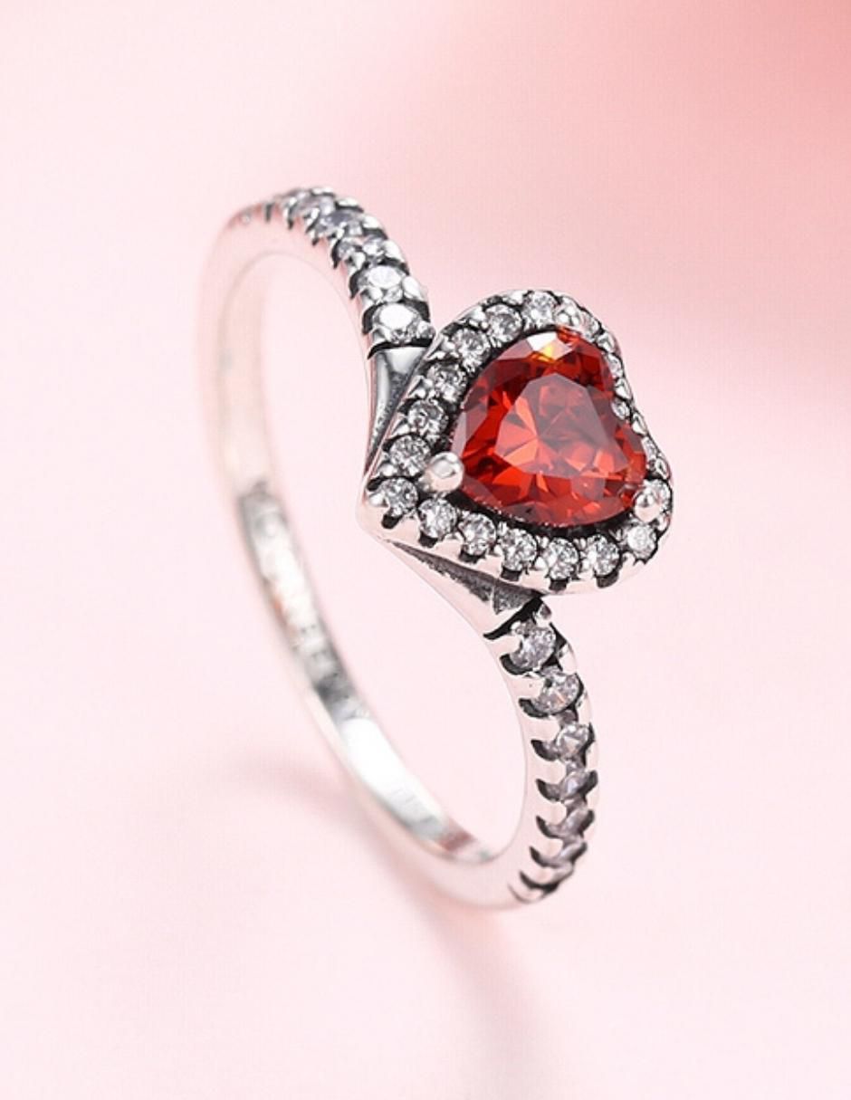 Anillo de corazón Eternity Moments P 925 de plata zirconia cúbica brillante 13
