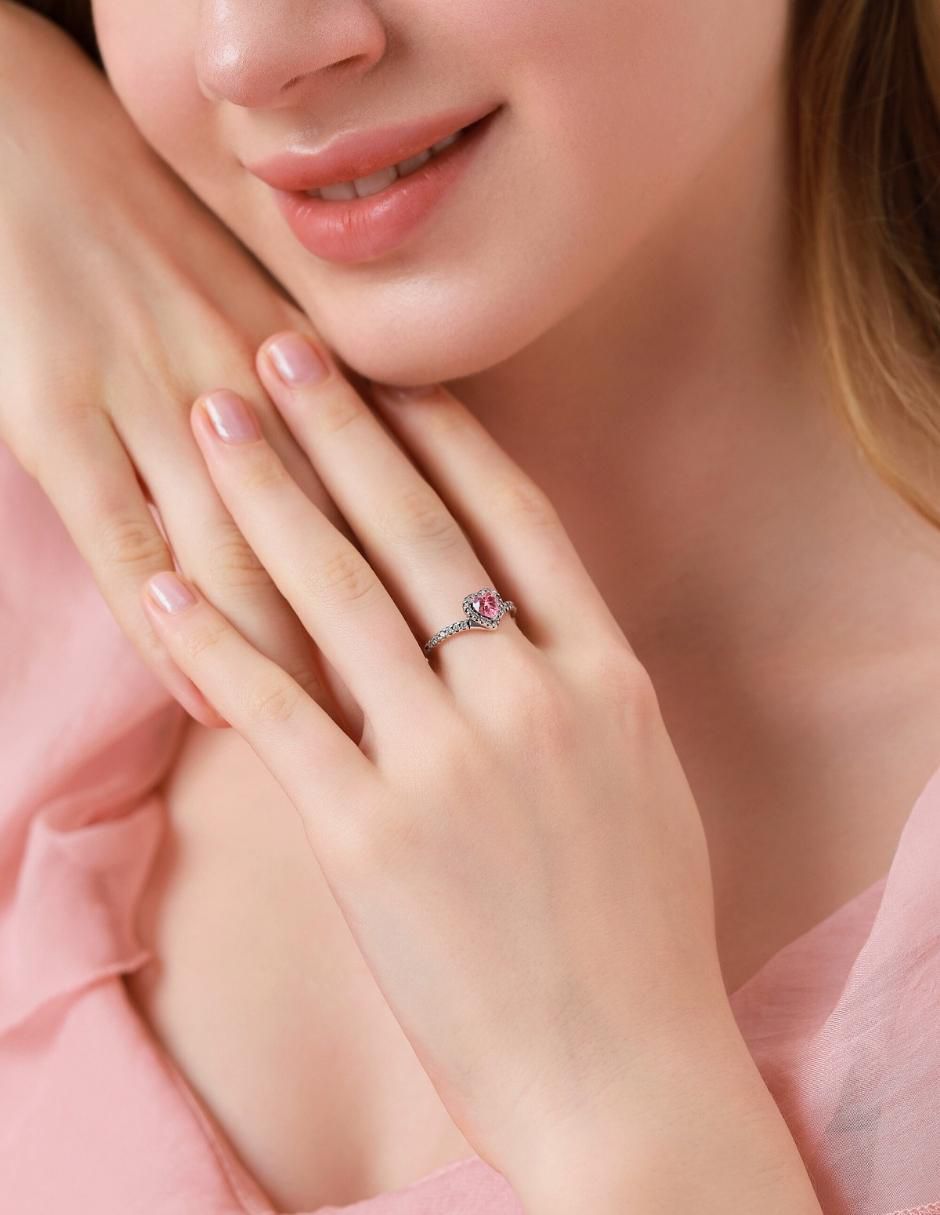 Anillo de corazón Eternity Moments P 925 de plata zirconia cúbica brillante 6