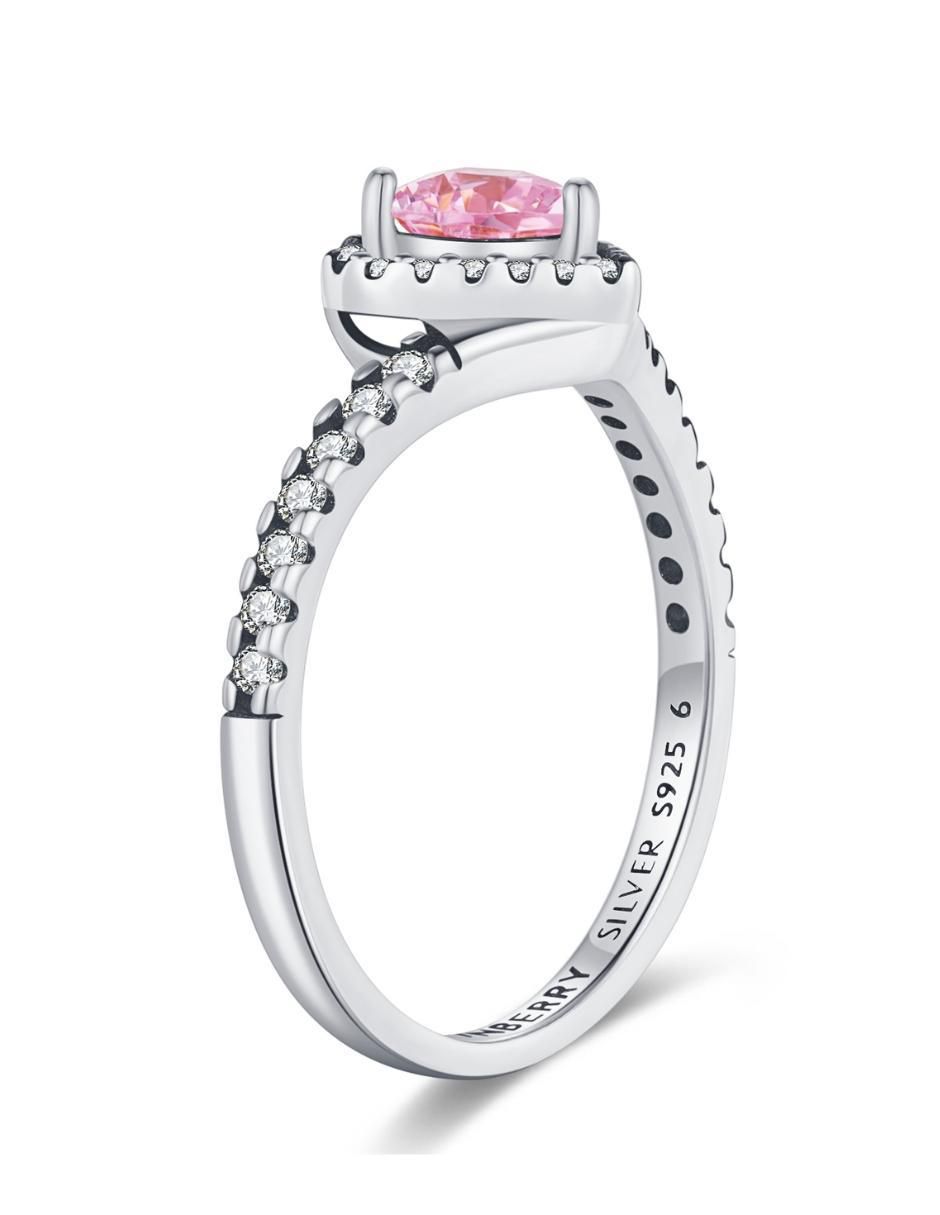Anillo de corazón Eternity Moments P 925 de plata zirconia cúbica brillante