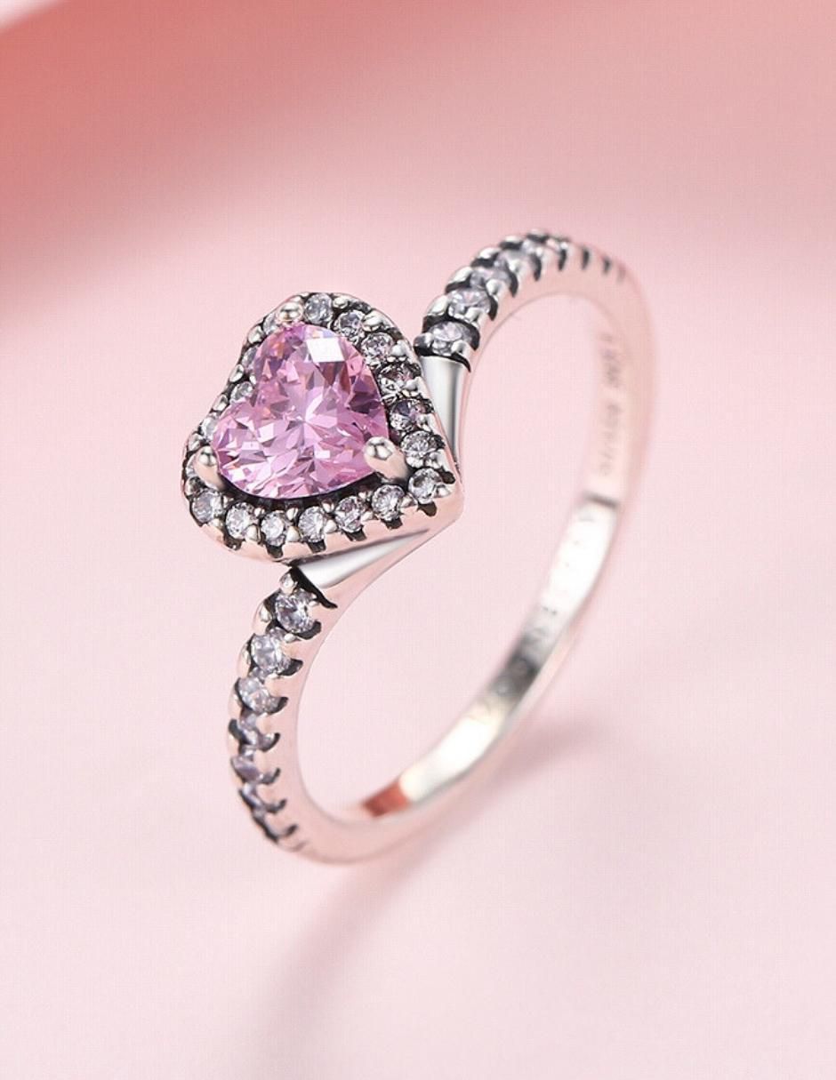 Anillo de corazón Eternity Moments P 925 de plata zirconia cúbica brillante