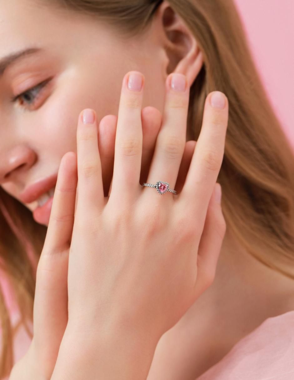 Anillo de corazón Eternity Moments P 925 de plata zirconia cúbica brillante 6