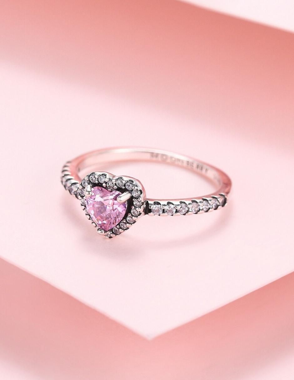 Anillo de corazón Eternity Moments P 925 de plata zirconia cúbica brillante 9