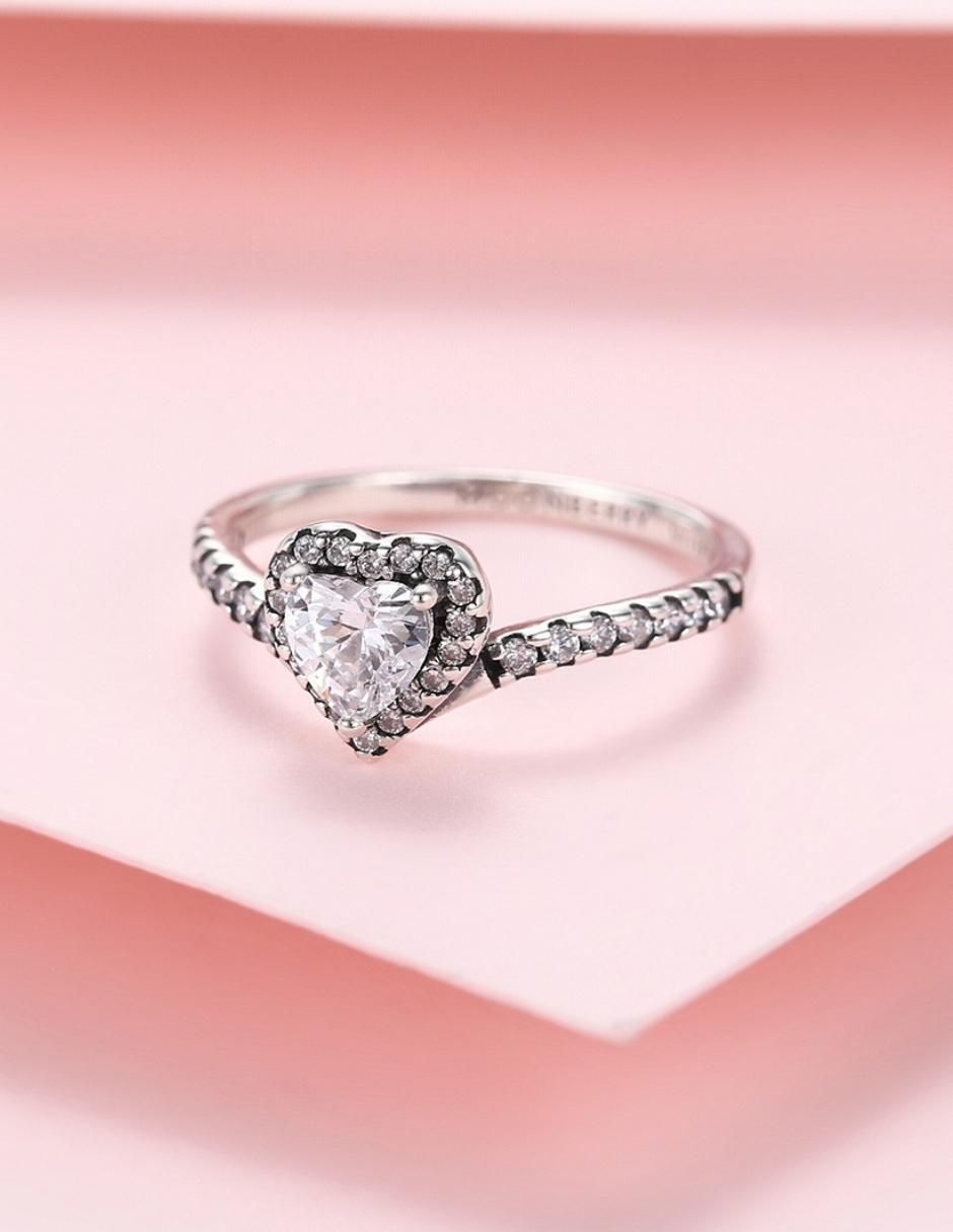 Anillo de corazón Eternity Moments P 925 de plata zirconia cúbica brillante 13