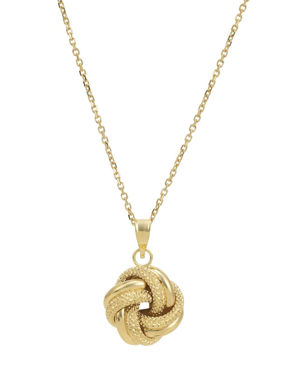 Collar con dije circular de oro 14 K Collar con dije circular de oro 14 K