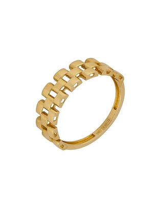 Anillo Dinasti 14 k de oro amarillo pulido