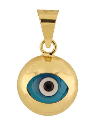 Dije de ojo turco de oro amarillo 14 k 1