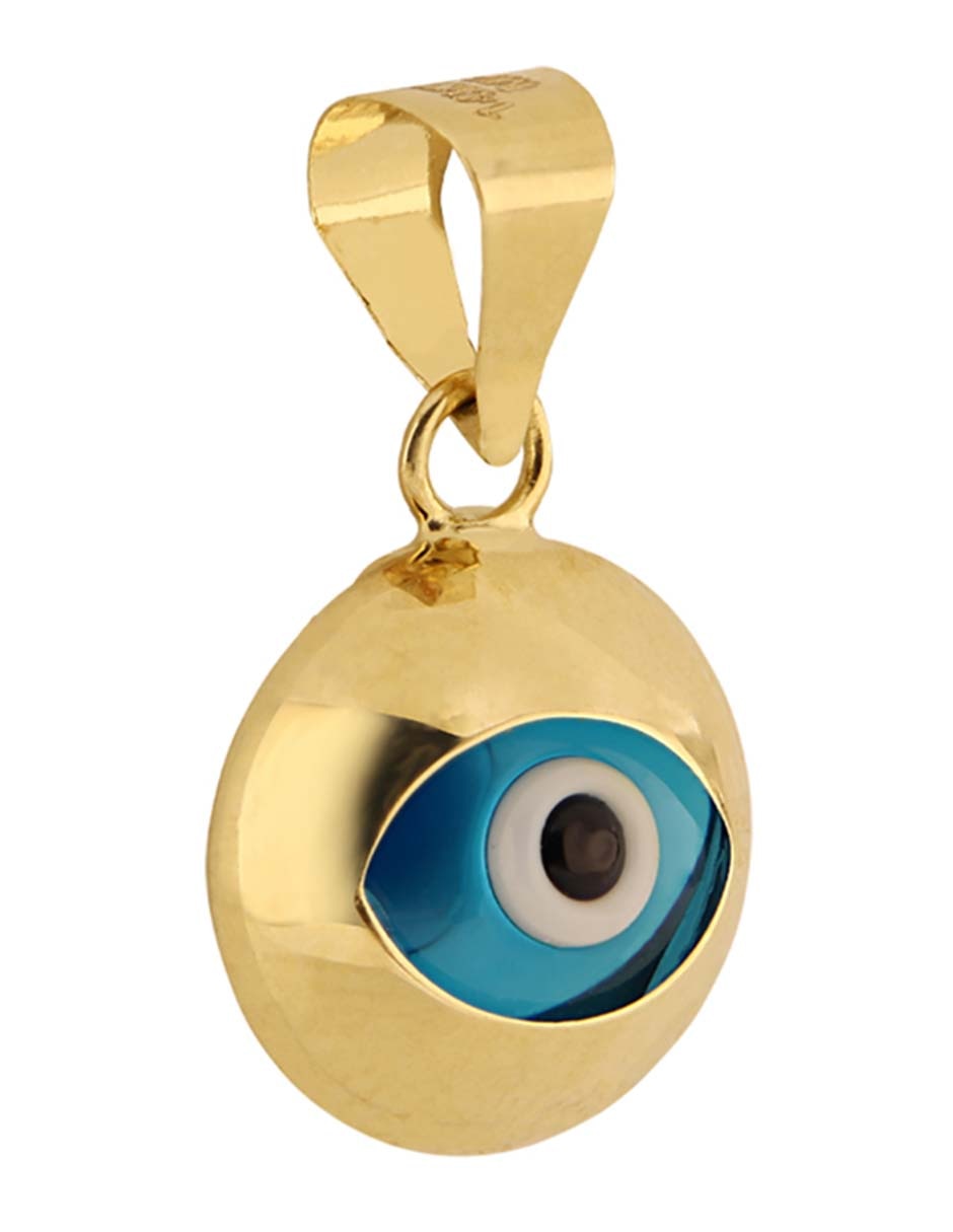 Dije de ojo turco de oro amarillo 14 k 2