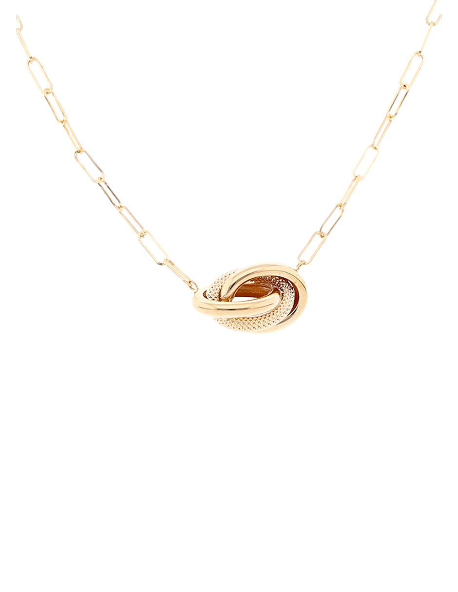 Collar Unoaerre de oro amarillo 14 K