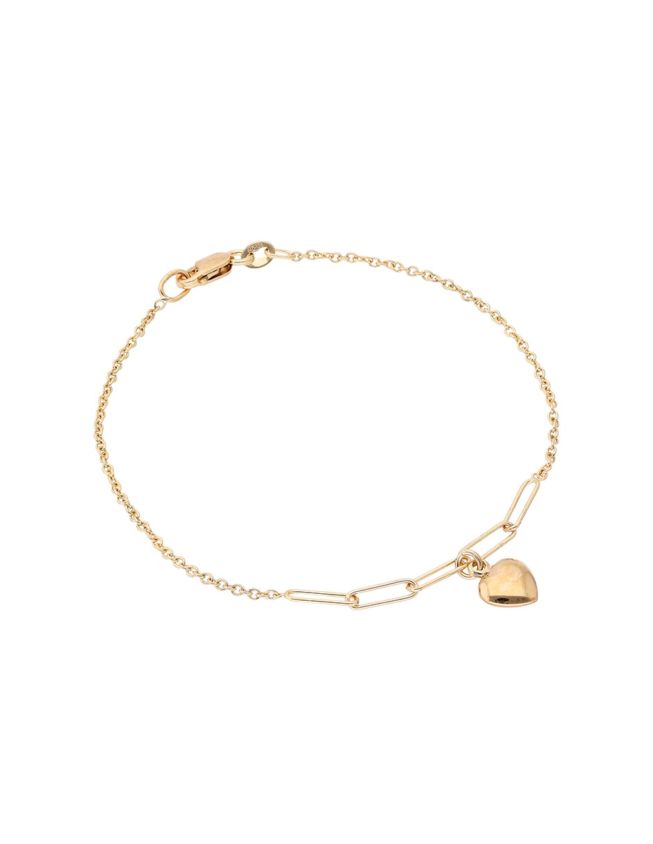 Pulsera Unoaerre de oro amarillo 14 k con acabado pulido
