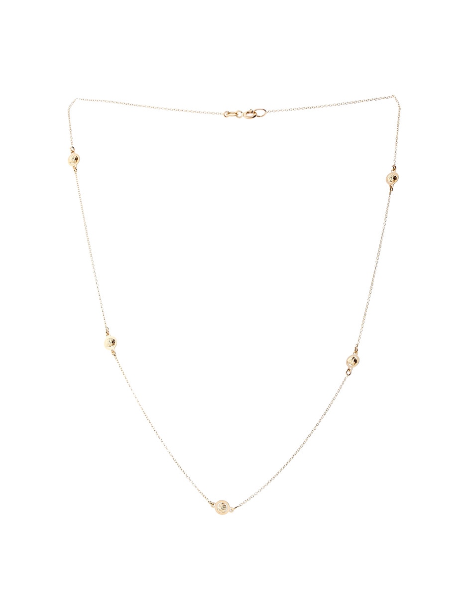 Collar Unoaerre de oro amarillo 14 K