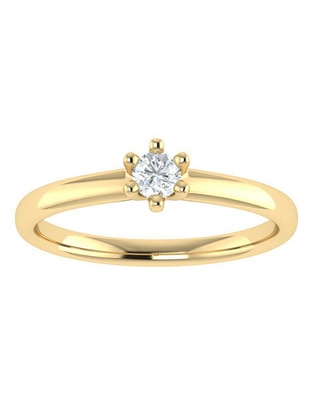 Argolla de oro 14 k diamante Argolla de oro 14 k diamante