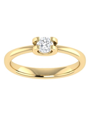 Argolla de oro 14 k diamante Argolla de oro 14 k diamante