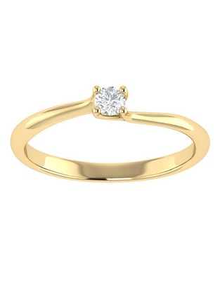 Argolla de oro 14 k diamante Argolla de oro 14 k diamante