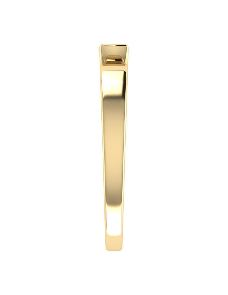 Argolla de oro 14 k diamante