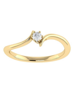 Argolla de oro 14 k diamante Argolla de oro 14 k diamante