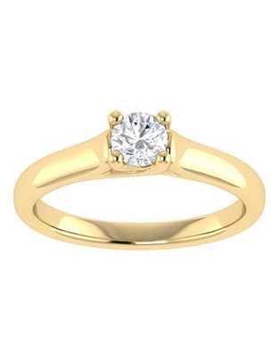 Argolla de oro 14 k Joyerías Bizzarro diamante Argolla de oro 14 k Joyerías Bizzarro diamante
