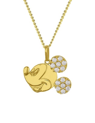 Collar Mickey Mouse Disney de oro amarillo 14 K 1
