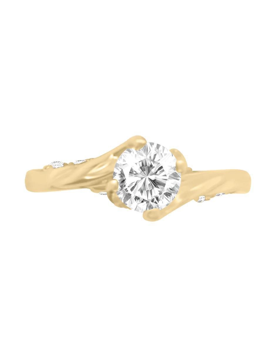 Anillo de compromiso 14 k Fernanda diamante Anillo de compromiso 14 k Fernanda diamante