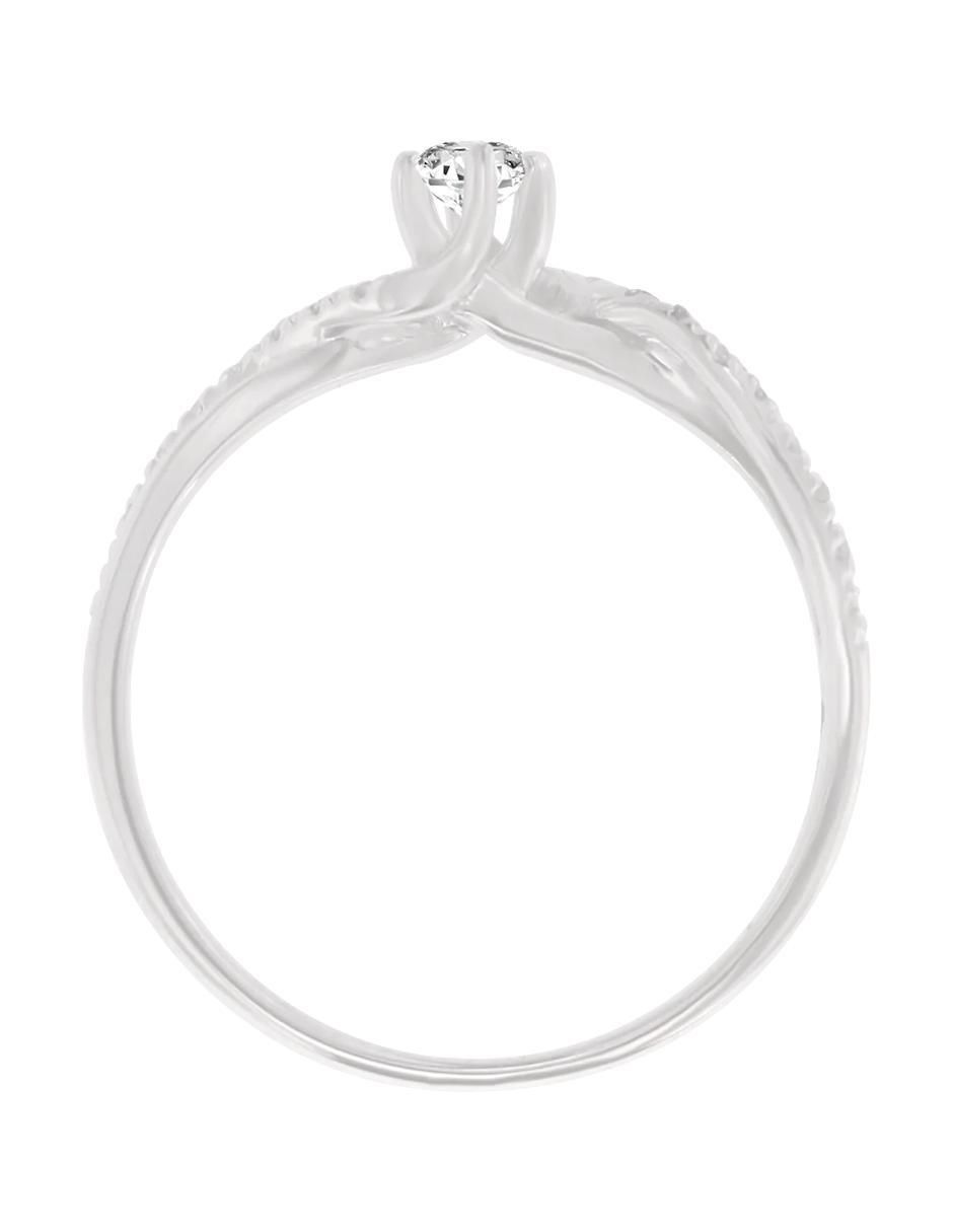 Anillo de compromiso 14 k Angela diamante 4