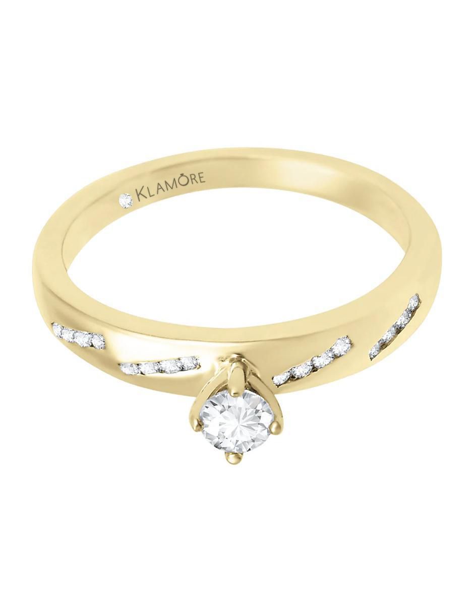 Anillo de compromiso 14 k Ava diamante Anillo de compromiso 14 k Ava diamante