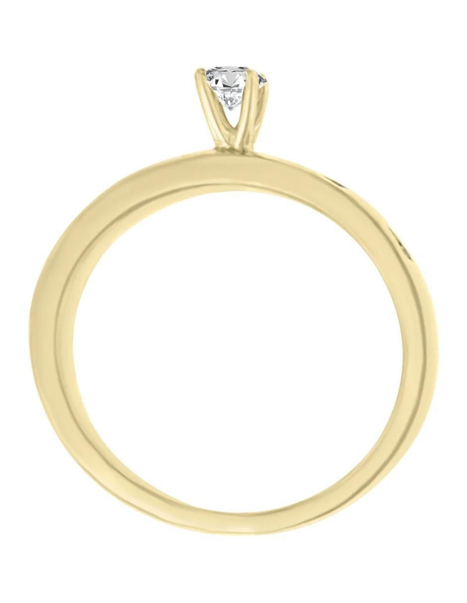 Anillo de compromiso 14 k Ava diamante 3