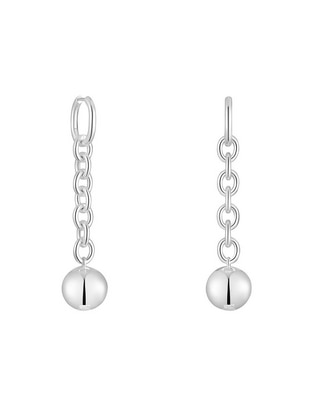 Aretes circulares Tous Plump de plata P 925 con acabado brillante