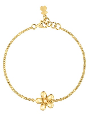 Pulsera Tous de plata p 925 Daisy con acabado brillante