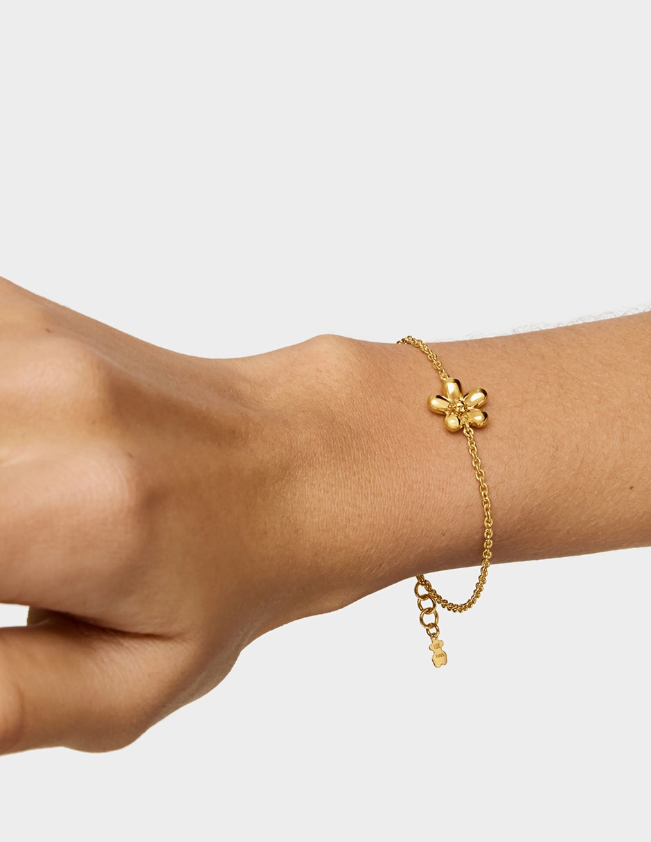 Pulsera Tous de plata p 925 Daisy con acabado brillante