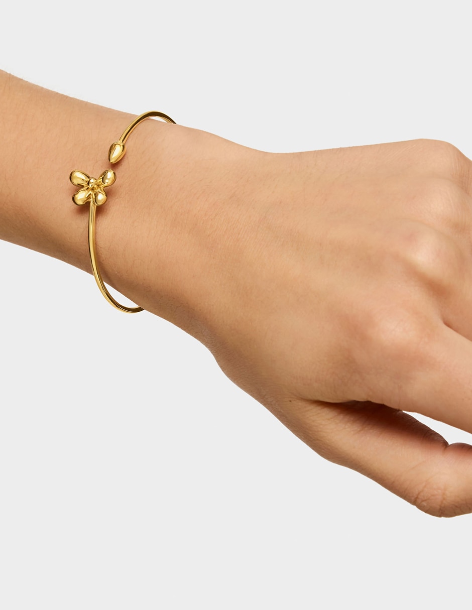 Pulsera de plata p 925 Daisy con acabado brillante Pulsera de plata p 925 Daisy con acabado brillante