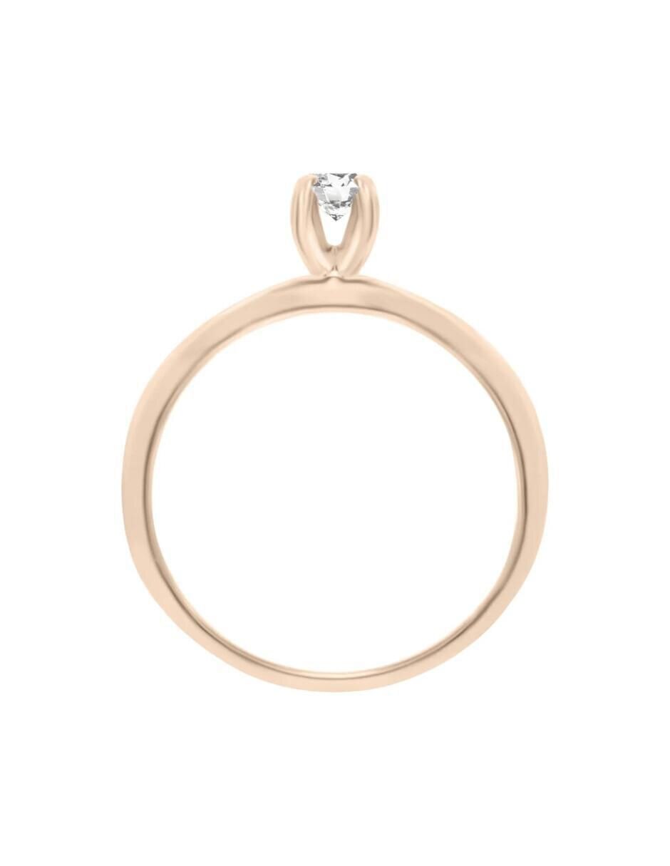 Anillo de compromiso 14 k Dalily diamante 2