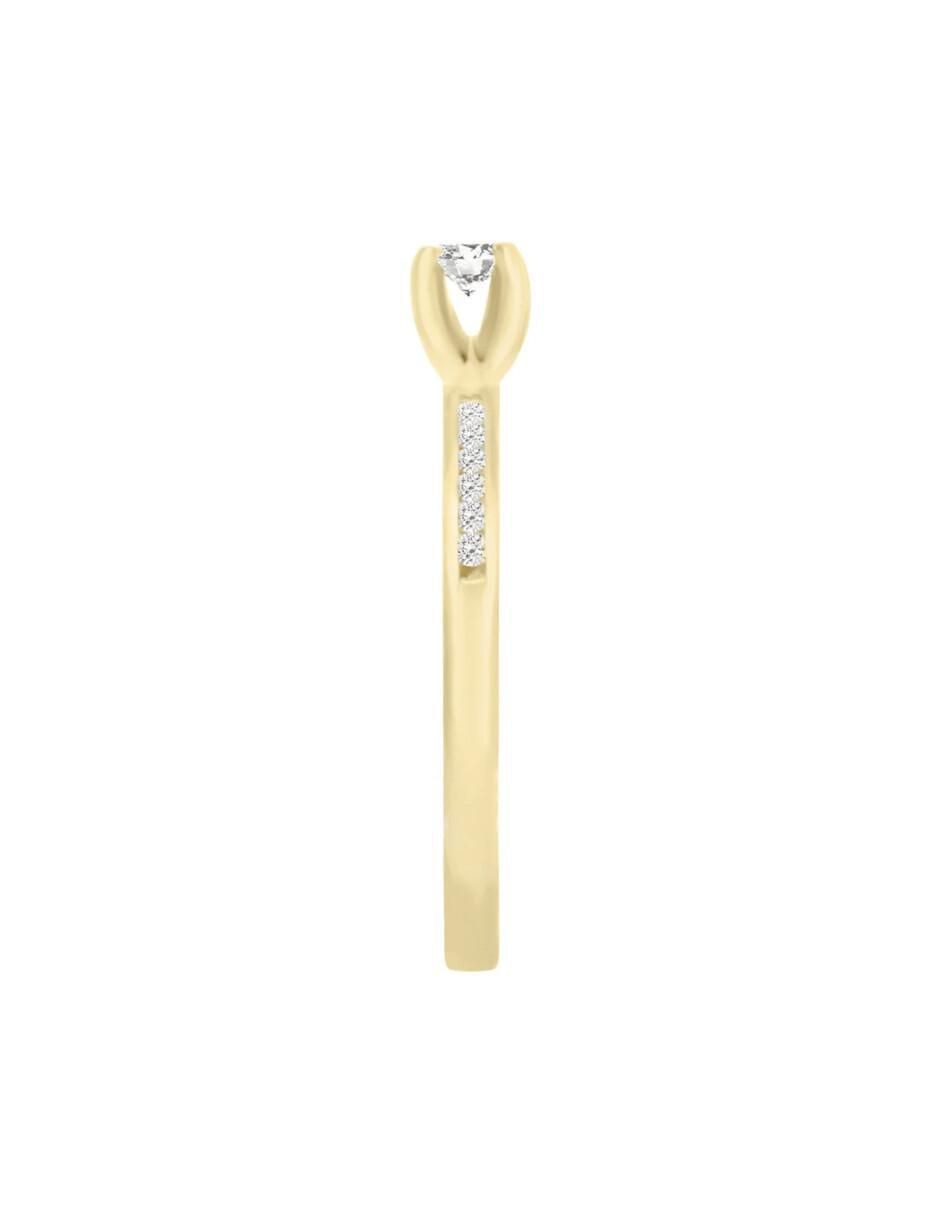 Anillo de compromiso 14 k Dalily diamante 2