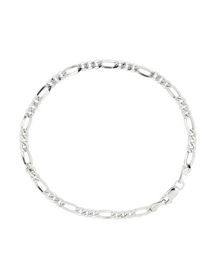 Pulsera Dinasti de oro blanco 14 k