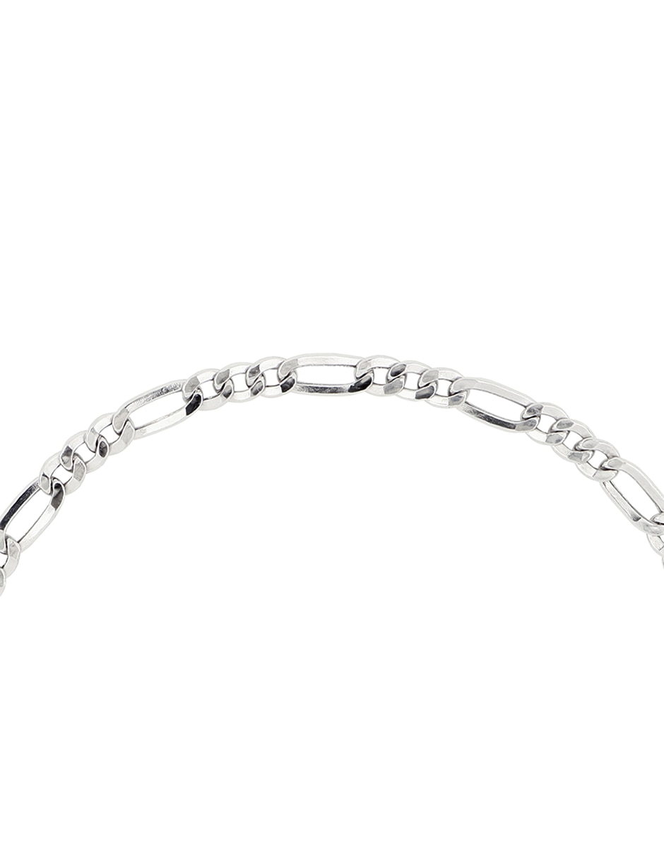 Pulsera Dinasti de oro blanco 14 k