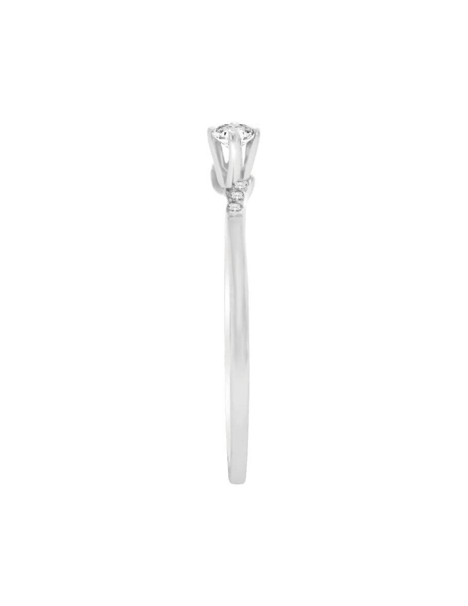 Anillo de compromiso 14 k Fannie diamante 4