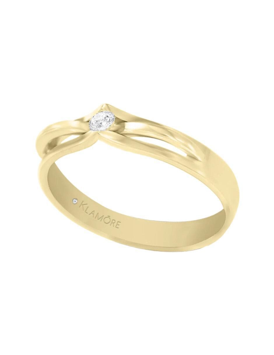 Anillo de compromiso 14 k Karina diamante Anillo de compromiso 14 k Karina diamante