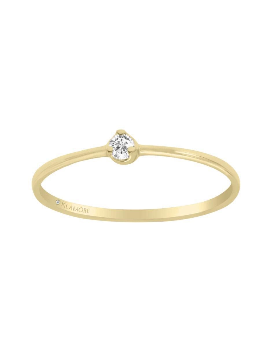 Anillo de compromiso 14 k Clair diamante Anillo de compromiso 14 k Clair diamante