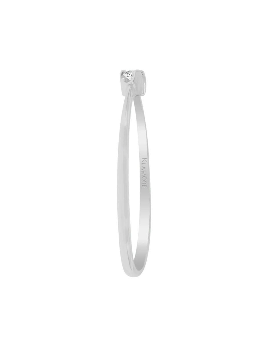 Anillo de compromiso 14 k Clair diamante 3